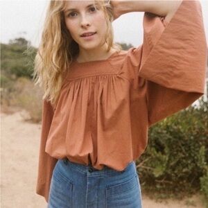 Doen Capo Top, Terracotta, M